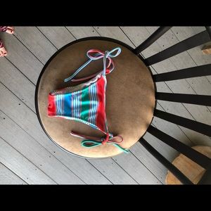 Striped bikini bottom